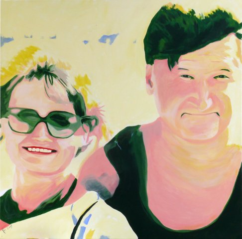 Parents - Acryl on Canvas - 100x100
