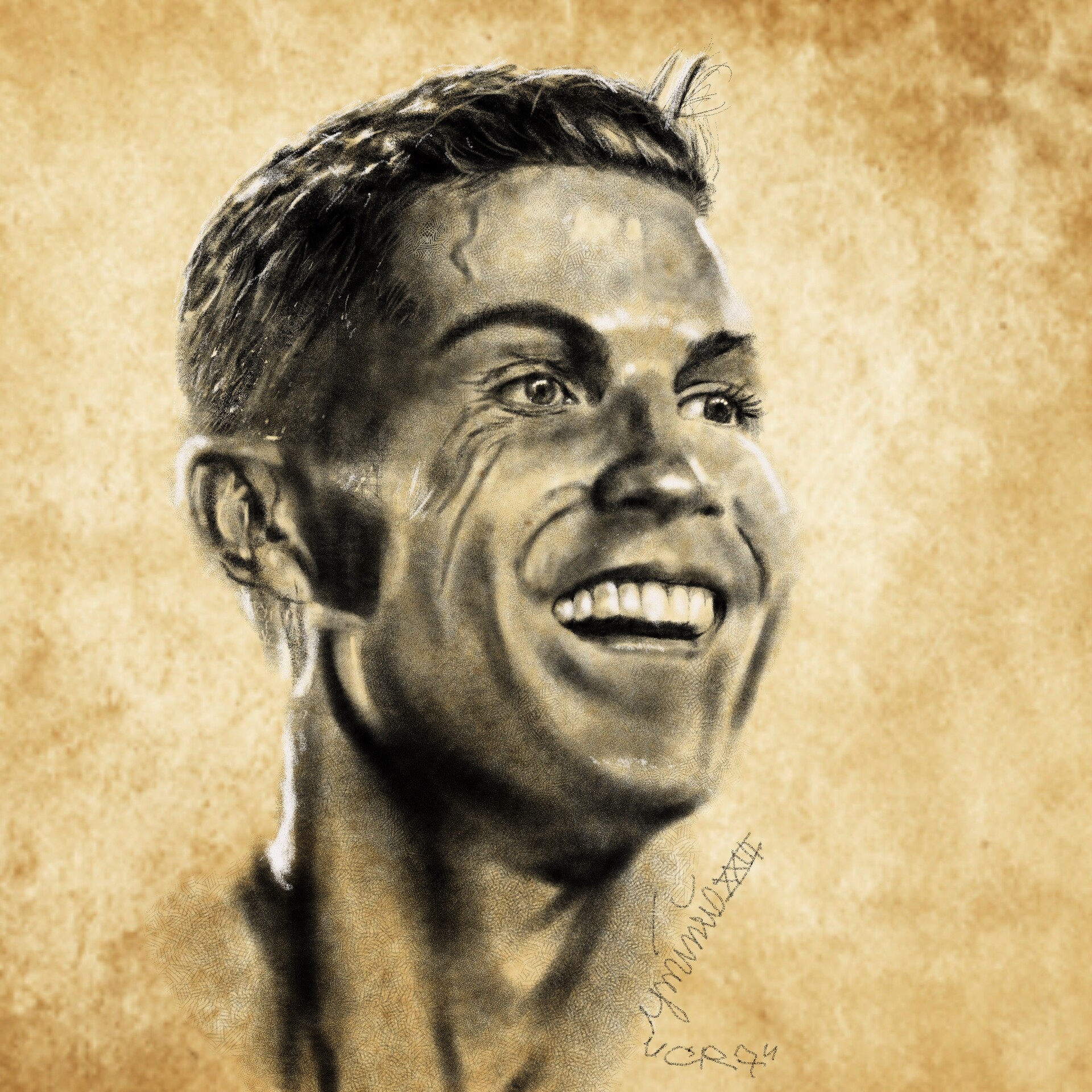 yminus-CR7 - Christiano Ronaldo - Procreate